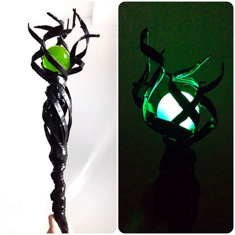 Maleficent witch broom